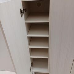 ★ジモティ割あり★ ｼｭｰｽﾞﾎﾞｯｸｽ　WH　現状販売 (H)101× (W)75× (D)35【joh 1298】 ☆ジモティ割あり☆ ｼｭｰｽﾞﾎﾞｯｸｽ WH 現状販売 (H)101× (W)75× (D)35