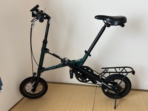 ハリークイン折りたたみ自転車12インチグリーン