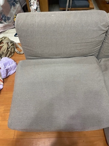 無印ソファ 2、3人用 無印良品オリーブグリーン 2人掛けソファ2Pソファ