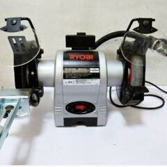 RYOBI 京セラ　両頭グラインダー　TG-151　動作良好　2021年製　300W　砥石径150mm　リョービ　Kyocera