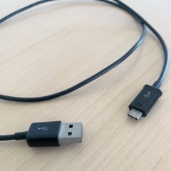 USBケーブル　黒　100cm