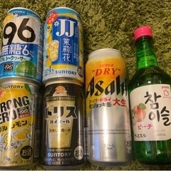【ワンコイン500円】缶のお酒５本+韓国のお酒１本