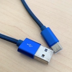 Type-C  USBケーブル　青　100cm