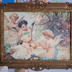 大きな天使の絵画