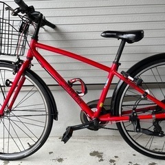 【のんびり引き渡し希望】【美品】BRIDGESTONE SCHLEIN RED 26inch