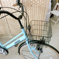 美品 ■ 26インチ 6段変速自転車 ライト カゴ 鍵2本 ママチャリ 軽快車 シティサイクル 札幌 西野店