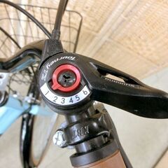 美品 ■ 26インチ 6段変速自転車 ライト カゴ 鍵2本 ママチャリ 軽快車 シティサイクル 札幌 西野店