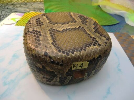 現品販売R14 沖縄三線専用 蛇皮強化(二重張)型チーガ 胴