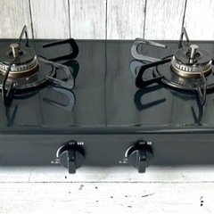 お引取り限定 美品 23年製 パロマ 都市ガス用コンロ 2口ガステーブル PA-29B グリルレスタイプ