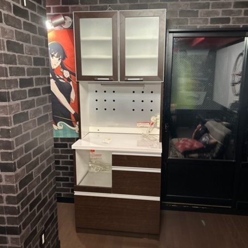 取り引き中です。　食器棚　中古　家具 収納家具 食器棚、キッチン収納