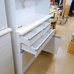 レンジボード✨美品✨ホワイト✨大きいサイズ、家具 収納家具 食器棚 