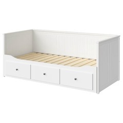 【無料】IKEA  ヘムネス ベッドフレーム デイベッド シング...
