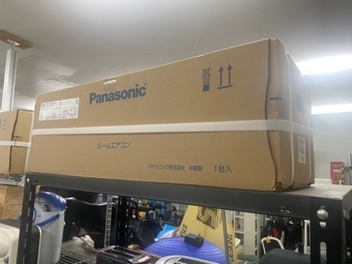 【未使用】パナソニック　6畳用エアコン　CS-223DFL　標準工事込み　リサイクルショップ宮崎屋佐土原店R6.5.19