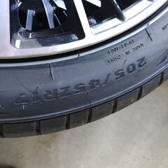 ほぼ新品ミデルバF205アルミホイル付き4本セット