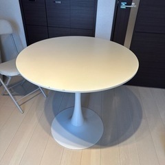 ラウンドテーブル 白 円卓テーブル ホワイト
