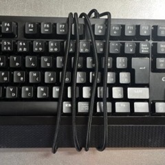 CLIENA  ゲーミングキーボード メカニカルキー青軸  GZ657