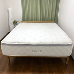 希少なクイーンロングサイズ✨清掃跡以外美品！IDCの高級ベッドがこの価格で✨