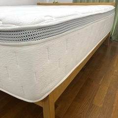 希少なクイーンロングサイズ✨清掃跡以外美品！IDCの高級ベッドがこの価格で✨