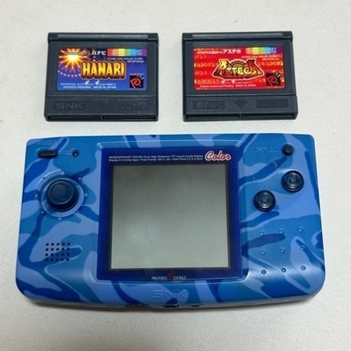 【決まりました】ネオジオポケットカラー　カモフラージュブルー　動作確認済み