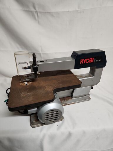 【北見市発】リョービ RYOBI 卓上糸ノコ盤 TF-45 1994年製 木工 DIY 切断 工具 (D5743kmsY)
