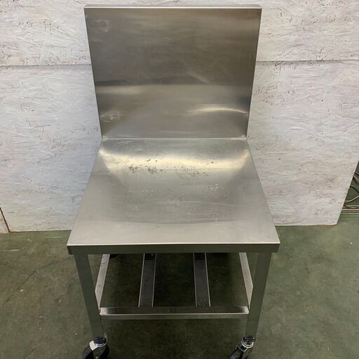 ステンレス台 バックガードあり 厨房 作業台 業務用 W600×D660×H1140mm S0045
