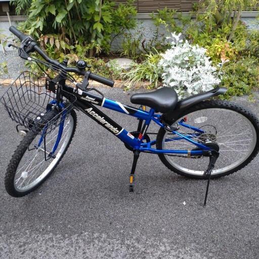子供用自転車　24インチ　ブルー