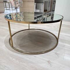 ミラー ローテーブル 什器 ディスプレイ 鏡 テーブル