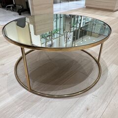 ミラー ローテーブル 什器 ディスプレイ 鏡 テーブル