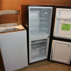仙台市内近郊配送代込み！美品 高年式 2023・2022年製 アイリス 2ドア冷蔵庫＆アクア5kg洗濯機セット お得な単身用セット 直接引き取りでお値引き 