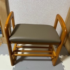 サポートチェア 玄関 椅子 手すり付き 介助 調節可能 美品