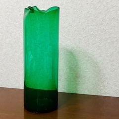 【美品】花瓶　グリーン
