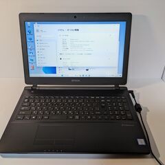 中古パソコン黒エプソン製SSD256GB