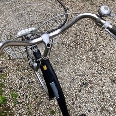 573、オシャレママチャリ26インチマッドブラック