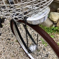 573、オシャレママチャリ26インチマッドブラック