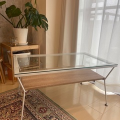 ガラス天板　テーブル