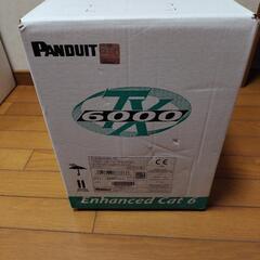 UTPケーブル　cat6  PANDUIT　白色　300m巻　