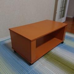 【引取限定】最終価格！  木製テレビボード 家具  (キャスター付き)