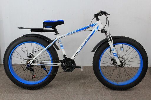 SAIFEI SF-10 ホワイト 自転車 ビーチクルーザー 21段変速 24-H003J