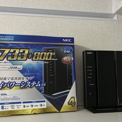 【美品】NEC WiFiルーター Aterm WG2600HS