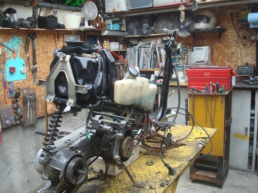 ヤマハ ビーノ 5AU YJ50R型 1997年式 2サイクル車（排気ガス規制前） 実働