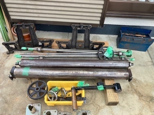 大型　版画プレス機　　新日本造形