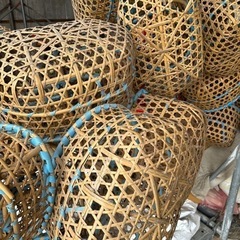 竹製リンゴ手籠