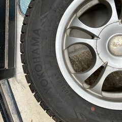 バリ溝車のタイヤ、ホイール 4本セット