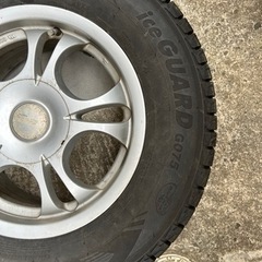 ⭐️早い者勝ち⭐️★バリ溝★155/65R13★タイヤ付きアルミホイール４本SET★ 155/65R13スタッドレスホイール付き4本セット送料込み深溝バリ溝