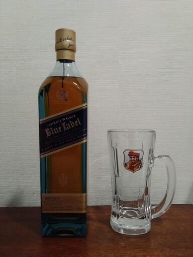 JOHNNIE WALKER BLUELABEL ジョニーウォーカー ブルーラベル 750ml 40度・ジョッキ1個セット
