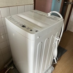 家電 生活家電 洗濯機　2021年式　4.5kg