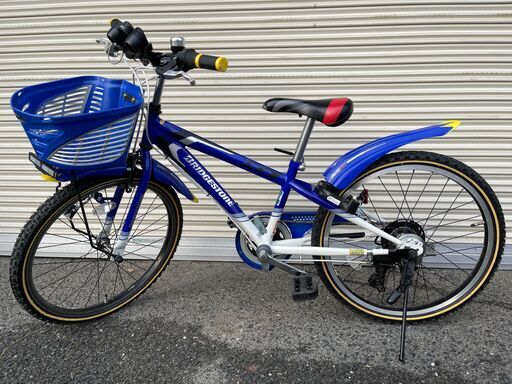 【美品】 ブリヂストン 22インチ 子供用自転車 クロスファイヤーJr CFJ27 マウンテンバイク