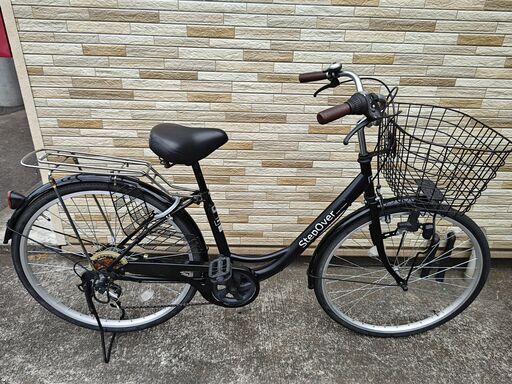 中古自転車 6段変速 26インチ LEDブロックダイナモ 軽整備済み 防犯登録対応 町田市 相模原市 MM265