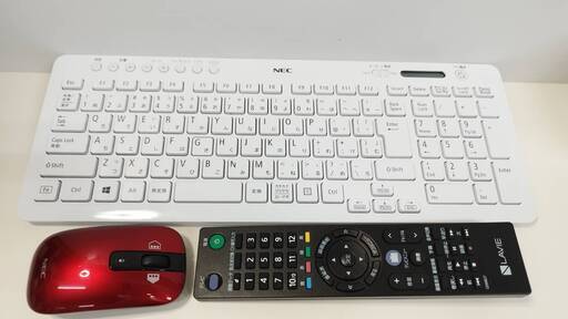 NEC キーボード(KG-1129)マウス(MG-1625)リモコン(RC-1530)セット！