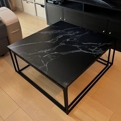 
LOWYA ロウヤ 大理石柄テーブル　　